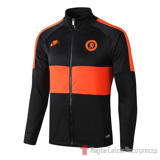 Giacca Chelsea 2019/2020 Nero e Arancione - Clicca l'immagine per chiudere